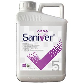 تصویر ضدعفونی کننده سانیور پنج لیتری تحت لیسانس UNIQCURE اسپانیا VIVA PARS Saniver 5 lit