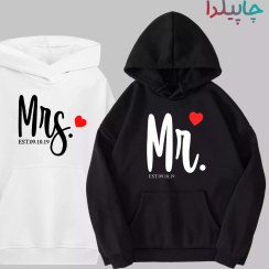 تصویر هودی ست با طرح عاشقانه 