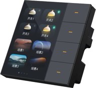 تصویر کلید ترکیبی 4 پل زیگبی و پنل لمسی ۳.۵ اینچ Tuya مدل GST-CCS8 Tuya ZIGBEE 4 WAY SWITCH 3.5-Inch Touchscreen Control