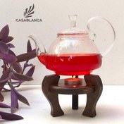 تصویر وارمر قوری چوبی گرد و مربع 