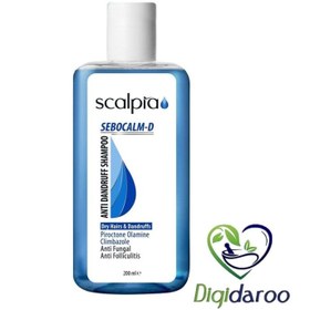 تصویر اسکالپیا شامپو ضدشوره مناسب موهای خشک 200ML SCALPIA SEBOCALM D ANTI DANDRUFF SHAMPOO 200ML