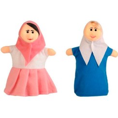 تصویر عروسک نمایشی شادی رویان مدل مادربزرگ و مادر 