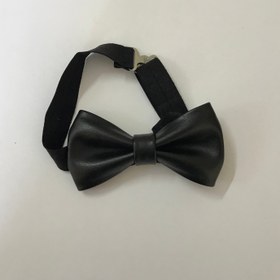 تصویر پاپیون چرمی 