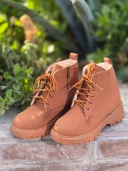 تصویر ست کیف و بوت کد ۱۶۳ - عسلی سوییت / ۳۸ 