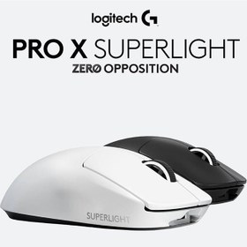 تصویر ماوس بی سیم لاجیتک مدل G Pro X Superlight Logitech G PRO X SUPERLIGHT Wireless Gaming Mouse