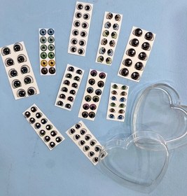 تصویر چشم رزینی عروسک و تاپر سازی 