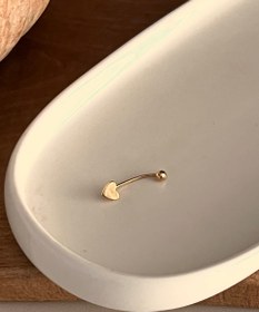 تصویر پیرسینگ ناف قلب 