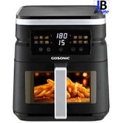 تصویر سرخ کن بدون روغن گوسونیک GAF837 ظرفیت 7 لیتری Gosonic GAF837 Air Fryer 7L