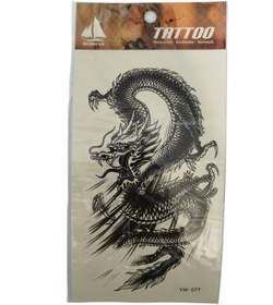 تصویر طرح تتو موقت کد YW-077 Temporary tattoo design code YW-077