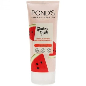 تصویر فوم شوینده و هموار کننده هندوانه پوندز Ponds Glow in a Flash Watermelon وزن 90 گرم 