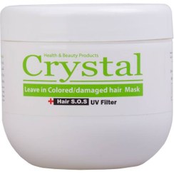 تصویر ماسک مو تثبیت کننده رنگ بدون آبکشی 500 میلی لیتر کریستال ا Cristal Hair Mask For Colored Hairs 500ml Cristal Hair Mask For Colored Hairs 500ml