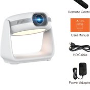 تصویر ویدیو پروژکتور هوشمند K1 قابل حمل با کیفیت UHD و شدت نور ۸۰۰۰ لومن 