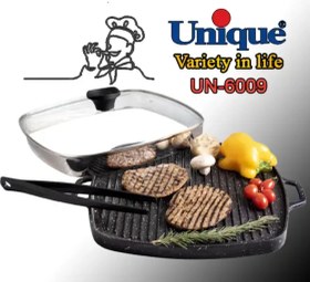 تصویر صفحه گریل چدنی یونیک مدل 6009 
