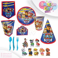 تصویر تم تولد سگ های نگهبان پسرانه 