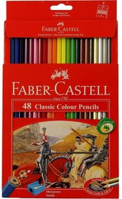 تصویر مداد رنگی فابرکاستل ۴۸ رنگ Fabercastell