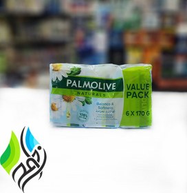 تصویر صابون پالمولیو بابونه مدل balance & softness وزن 170 گرم بسته ۶ عددی ا Palmolive Soap Value Pack 170g*6 Palmolive Soap Value Pack 170g*6