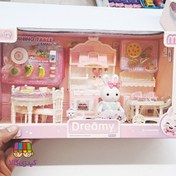 تصویر اسباب بازی ست وسایل آشپزخانه خرگوش برند Dreamy Bunny Playset with Kitchen Accessories – Dreamy Brand - Fun