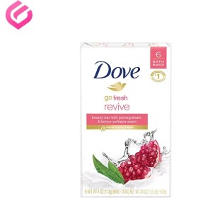 تصویر صابون داو مدل Go Fresh Revive بسته 6 عددی 