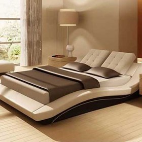 تصویر تخت خواب مدرن دونفره نابی تک مدل جاستین 