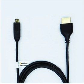 تصویر کابل Micro HDMI به HDMI فرانت طول 1.5 متر مدل FN-DHCB150 Faranet Micro HDMI To HDMI v1.4 AM/DM 3D & 4K Cable / FN-DHCB150