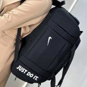 تصویر ساک ورزشی طرح نایکی (Nike) مدل حرفه‌ای کوله شو جاکفشی‌دار 