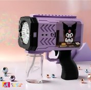 تصویر تفنگ حباب ساز مخزن دار اتوماتیک طرح کرومی 