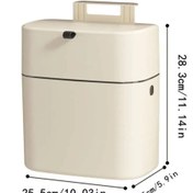 تصویر سطل کابینتی با درب متحرک و متصل با جک با برند GARBAGECAN Cabinet bucket