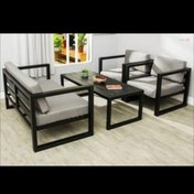 تصویر مبل فلزی مدرن 