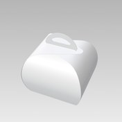 تصویر طرح آماده قالب دایکات جعبه کیک 