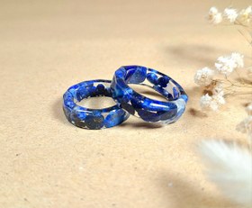 تصویر حلقه سنگی لاجورد 