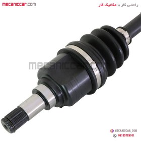 تصویر پلوس کامل بلند راست 20 خار ABS پراید عظام Axle shaft