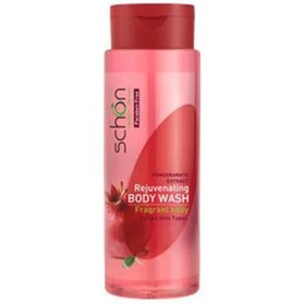 تصویر شامپو بدن عصاره انار شون 420 میل|Schon Pomegranate Body Wash 420 ml 