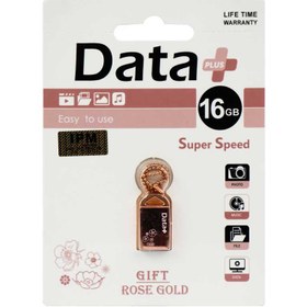 تصویر فلش ۱۶ گیگ دیتا پلاس Data+ Gift Rose Gold ا DATA + GIFT SUPER SPEED USB2.0 16GB FLASH MEMORY DATA + GIFT SUPER SPEED USB2.0 16GB FLASH MEMORY