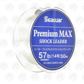 تصویر نخ ماهیگیری ریسه سیگوار فلوروکربن پریمیوم مکس ۵۰ متر سایز ۰.۷۰،SEAGUAR Rremium MAX 0.70,30.8KG 