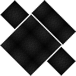 تصویر رانر رومیزی مخمل ست ۴ تکه رنس مدل S31-42509 