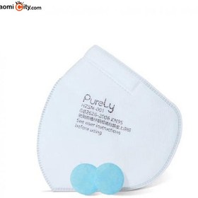 تصویر ماسک فیلتردار Purely شیائومی Xiaomi Purely Air Purifying Respirator Mask Replacement Filter 