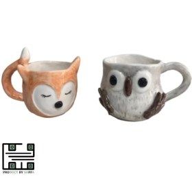 تصویر ماگ سرامیکی جغد 