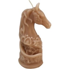 تصویر شمع اسب رنگ نسکافه ای 