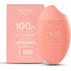 تصویر کرم ضدآفتاب SPF100 تراست اسمارت مناسب انواع پوست 50میل 