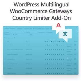 تصویر افزونه ووکامرس محدود کننده درگاه پرداخت به کشور | Multilingual WooCommerce Gateways Country Limiter 