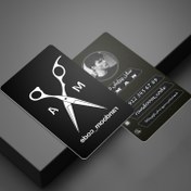 تصویر طرح لایه باز کارت ویزیت آرایشگاه مردانه کد 83 