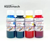 تصویر جوهر 4 رنگ 100 سی سی canon اکونومی 