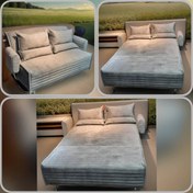 تصویر کاناپه تختخوابشو کاپری دو نفره عرض ۱۴۰ و ۱۶۰ 