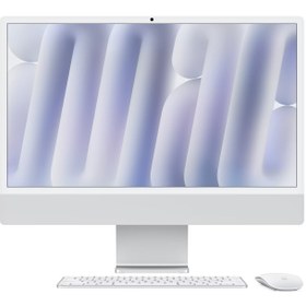 تصویر آی مک MWV03 تراشه M4 رم 16 حافظه 512گیگ 24اینچ مدل 2024 Apple iMac MWV03 24-inch M4 2024 16GB 512GB (10C-10C)