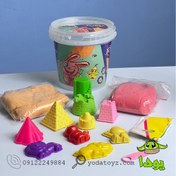 تصویر شن جادویی لوکی یک کیلوگرم با ابزار 