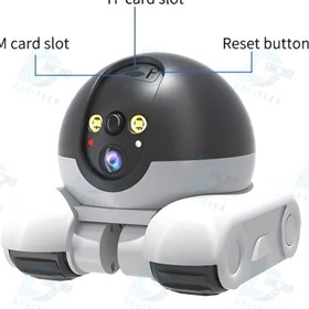 تصویر دوربین رباتیک مراقبت از کودک، سالمند و حیوانات خانگی سیمکارتی هوشمند 2K مدل ROBOT CAM 