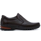 تصویر کفش چرم مردانه مدل آکسفورد بی بند 