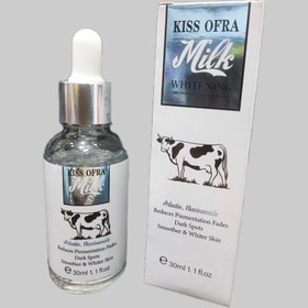 تصویر سرم و لکه بر صورت شیر گاو 30میل milk whitening