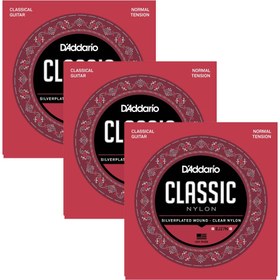 تصویر سیم گیتار D’Addario EJ27N Student Nylon Normal Tension 