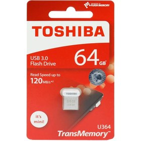 تصویر فلش 64 گیگ توشیبا Toshiba U364 USB3.0 Toshiba U364 USB3.0 64GB Flash Memory
